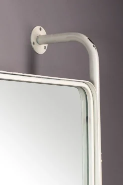 Badregal Wandregal Spiegel Vintage Barber Metall Used-Look 120/70 XL