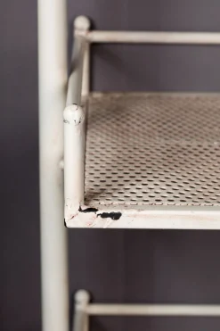 Badregal Wandregal Spiegel Vintage Barber Metall Used-Look 120/70 XL