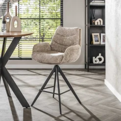 Barhocker Drehstuhl Barstuhl Lounge Sand