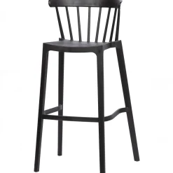 Barstuhl Barhocker Outdoor Bliss Kunstoff Gastro Schwarz
