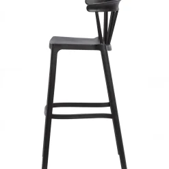 Barstuhl Barhocker Outdoor Bliss Kunstoff Gastro Schwarz