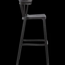 Barstuhl Barhocker Outdoor Bliss Kunstoff Gastro Schwarz