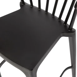 Barstuhl Barhocker Outdoor Bliss Kunstoff Gastro Schwarz