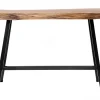 Bartisch Stehtisch Wood Akazie Baumkante Industrial 125 x 46