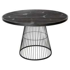 Beistelltisch Couchtisch Gabor Industrial Metall/Holz ⌀ 80