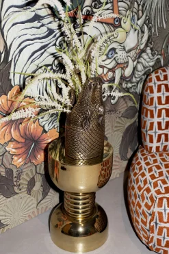 Beistelltisch Hantel Gold Make You Sweat