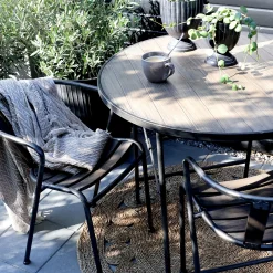 Bistro Set Factory Tisch ⌀ 90 + 2 Stühle
