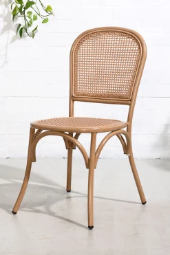 Bistrostuhl Outdoorstuhl Cabana PE-Rattangeflecht/Alu