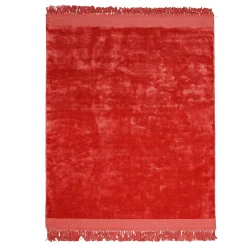 Boho Teppich Velvet Touch 160 x 230 cm Rot