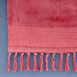 Boho Teppich Velvet Touch 160 x 230 cm Rot