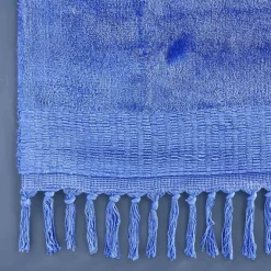 Boho Teppich Velvet Touch 160 x 230 cm Dunkelblau