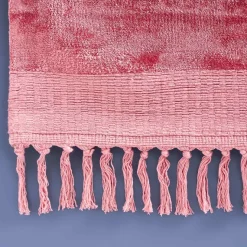 Boho Teppich Velvet Touch 160 x 230 cm Pink