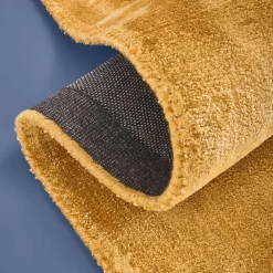 Boho Teppich Velvet Touch 160 x 230 cm Gelb