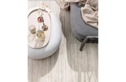 Couchtisch Beistelltisch Outdoor Pebble Groß Betonoptik Weiß