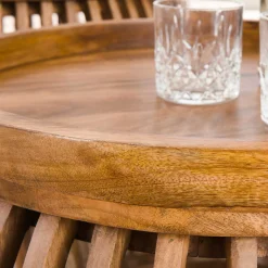 Couchtisch Retro Tweak Mangoholz 2er Set