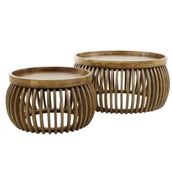 Couchtisch Retro Tweak Mangoholz 2er Set