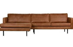 Ecksofa Leder Rodeo 3-Sitzer Cognac Links 300/160