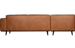 Ecksofa Recycle Leder Statement Cognac Links 274 x 210
