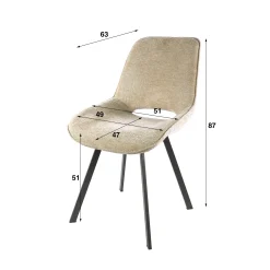5er Set Essgruppe Half Arch 140 Travertin + 4 Drehstuhl Esszimmerstuhl Swivel