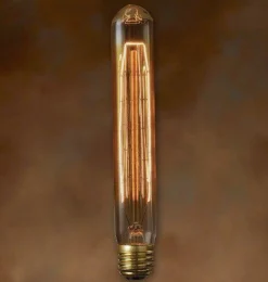 4er Set Glühfadenlampe 185er Kolben "Squirrelcage" 40W Vintage E 27 Kohlefadenglühbirne Edison