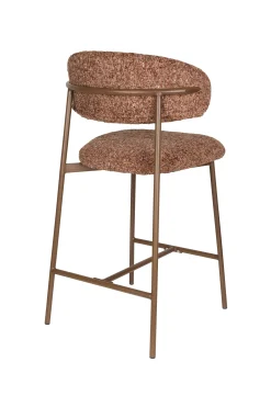 2er Set Retro Barhocker Claes Walnussholzoptik Terra