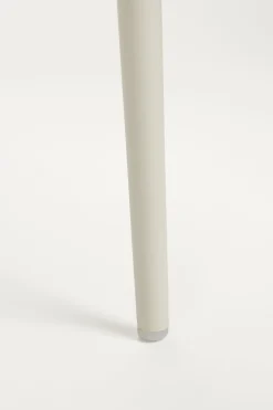 4er Set Retro Esszimmerstuhl Schalenstuhl Jeffrey in Weiß