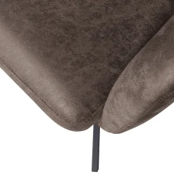 2er Set Retro Esszimmerstuhl Bürostuhl Fenne Drehbar Kunstleder Anthrazit