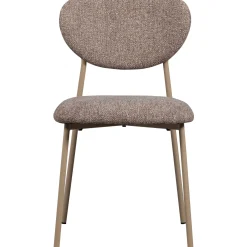 2er Set Retro Esszimmerstuhl Polsterstuhl Valor Sand