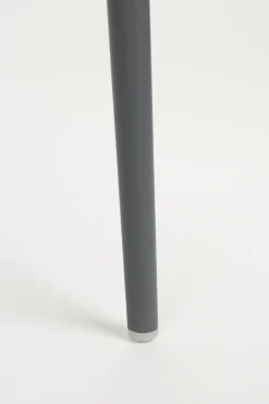 4er Set Retro Esszimmerstuhl Schalenstuhl Jeffrey in Grau