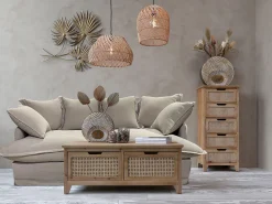 2er Set Vintage Vase Old Hollywood Metall Antik-Gold