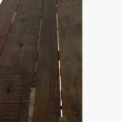 Esstisch Outdoortisch 190/80 cm Markttisch Vintage Klapptisch Braun