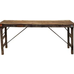Esstisch Outdoortisch 175/60 Markttisch Vintage Klapptisch Braun