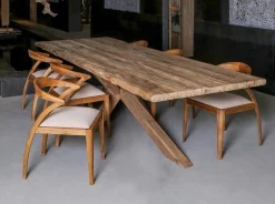 Esstisch Outdoortisch Bali Recyceltes Teakholz Massiv 250/100/6