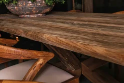 Esstisch Outdoortisch Bali Recyceltes Teakholz Massiv 250/100/6