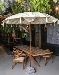 Esstisch Outdoortisch Bali Recyceltes Teakholz Massiv 250/100/6