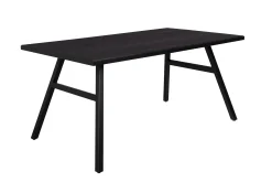 Esstisch Seth Eichenfurnier Fischgrätmuster Schwarz 180/90