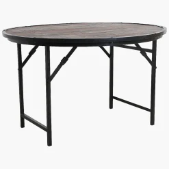 Esstisch Vintage Cafehaus Industrial Klapptisch Rund 120
