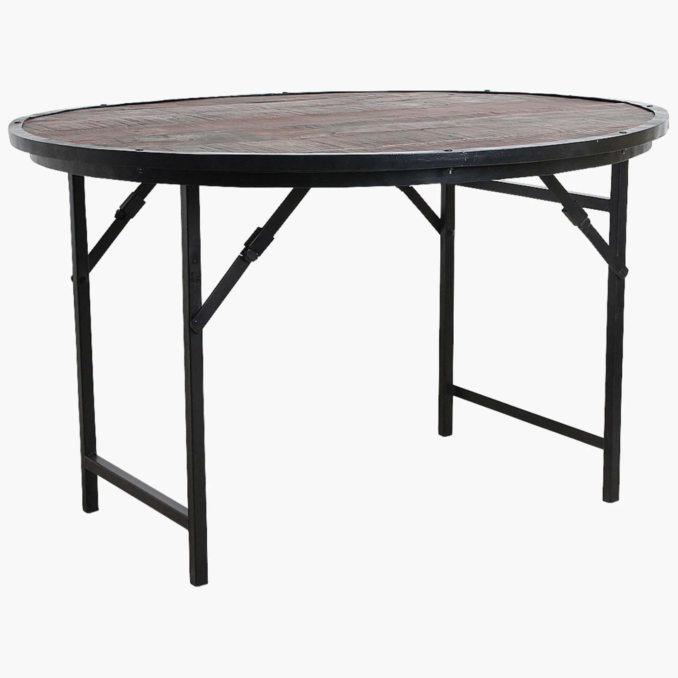 Esstisch Vintage Cafehaus Industrial Klapptisch Rund 120