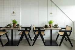 Esstischstuhl Esszimmerstuhl Armlehnstuhl Gunnar Rattan schwarz