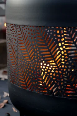 Feuerstelle Outdoorofen Feuerofen Kaminofen Metall Lochstahl