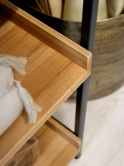 Französisches Standregal Hochregal Bücherregal Raphaël Vintage 6 Holzböden 210/100