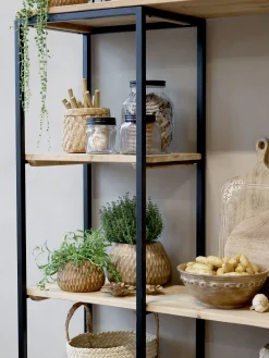 Französisches Standregal Vence Landhaus Metall 180/180