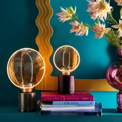 Glühbirne Vintage LED Bernstein Rund XL