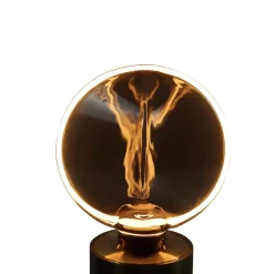 Glühbirne Vintage LED Rauchglas Rund
