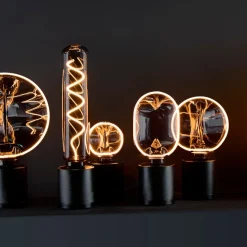 Glühbirne Vintage LED Rauchglas Rund