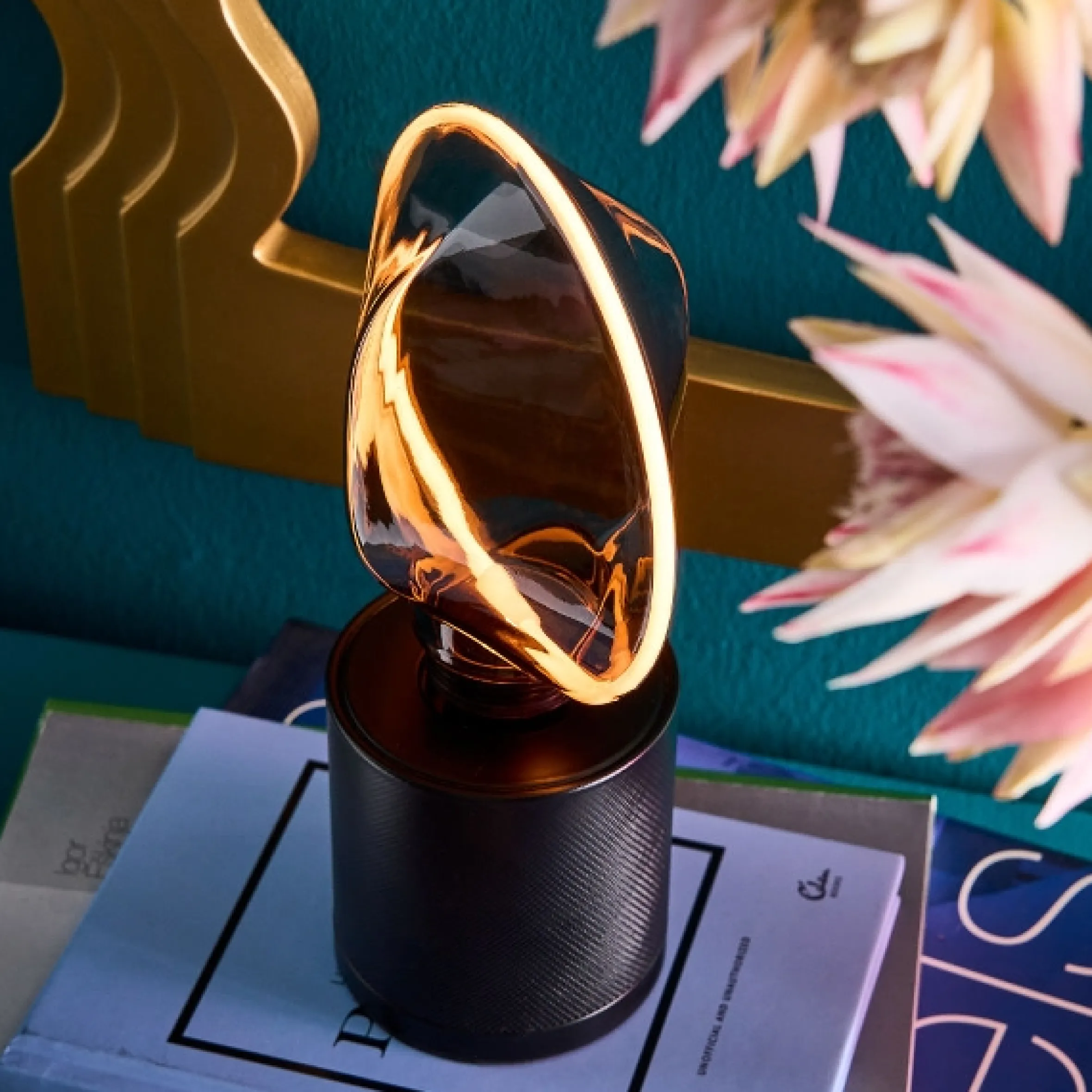 Glühbirne Vintage LED Rauchglas Rund XL