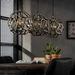 Hängelampe Cocoon Ball in Industrial Antik Finish