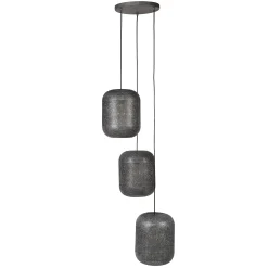 Hängelampe Etch Boho Oriental Metall gestuft