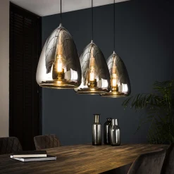 Hängelampe Silver Pearl Industrial Chromfinish