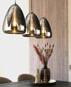 Hängelampe Silver Pearl Industrial Chromfinish